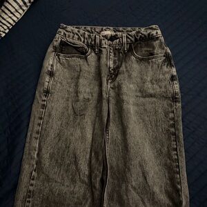 Good American Washed Black High-Rise Jeans